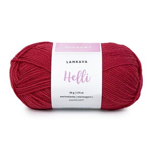 Lankava Helli -merinovillalanka, 333 Punainen