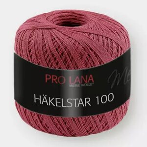 Pro Lana Häkelstar 100, 31 viininpunainen