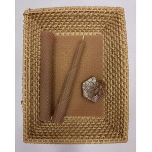 Mehiläisvahalevy 22x38 cm, Toffee