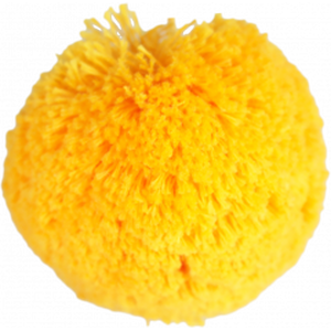 Puuvillatupsu 7cm, Keltainen