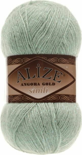Alize Angora Gold Simli 515 Vaalea harmaanvihreä