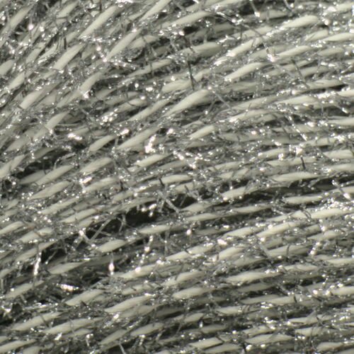 Filona Kimallepörrö paperilanka 100g Valko-hopea