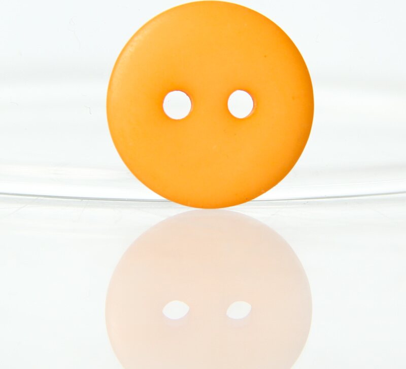 Pyöreä muovinappi 10 kpl Oranssi