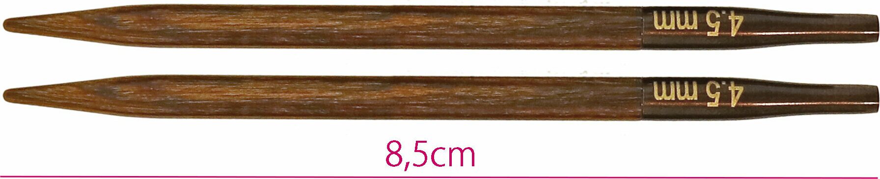 KnitPro Ginger vaihtopäät lyhyet 4,50 mm