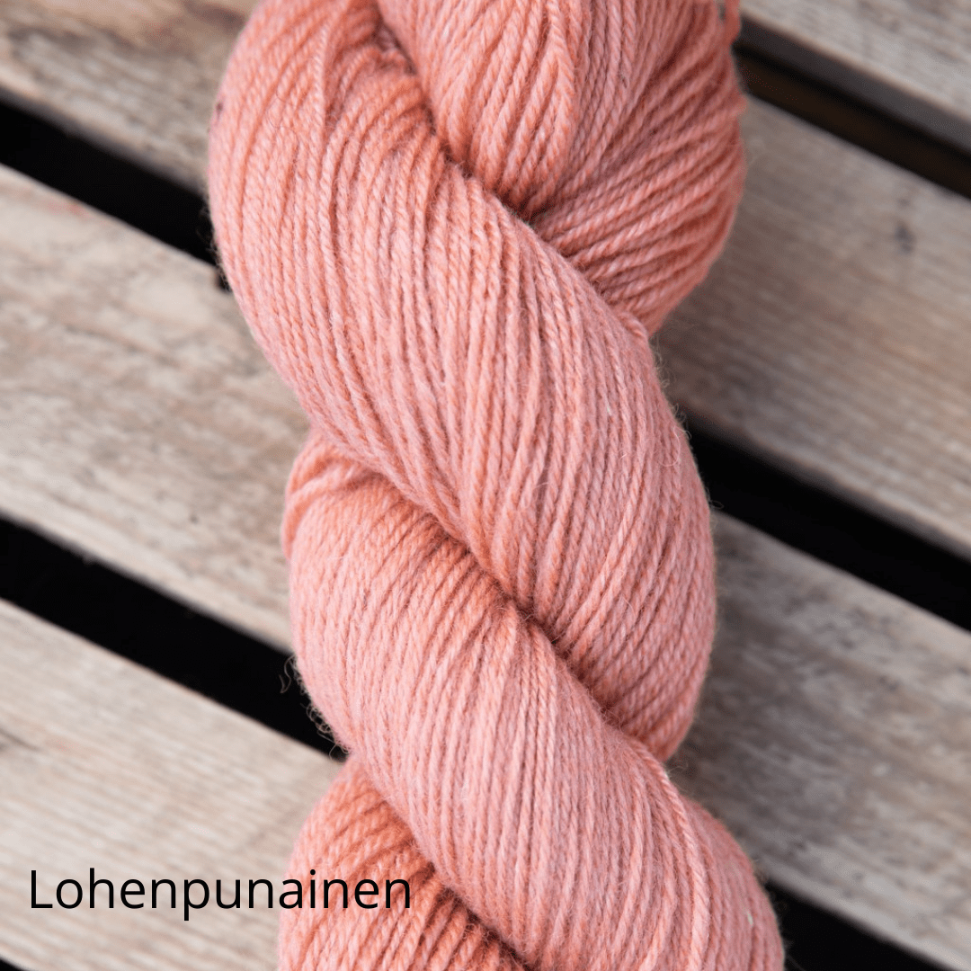 Vuonue Pentti värjätty Lohenpunainen