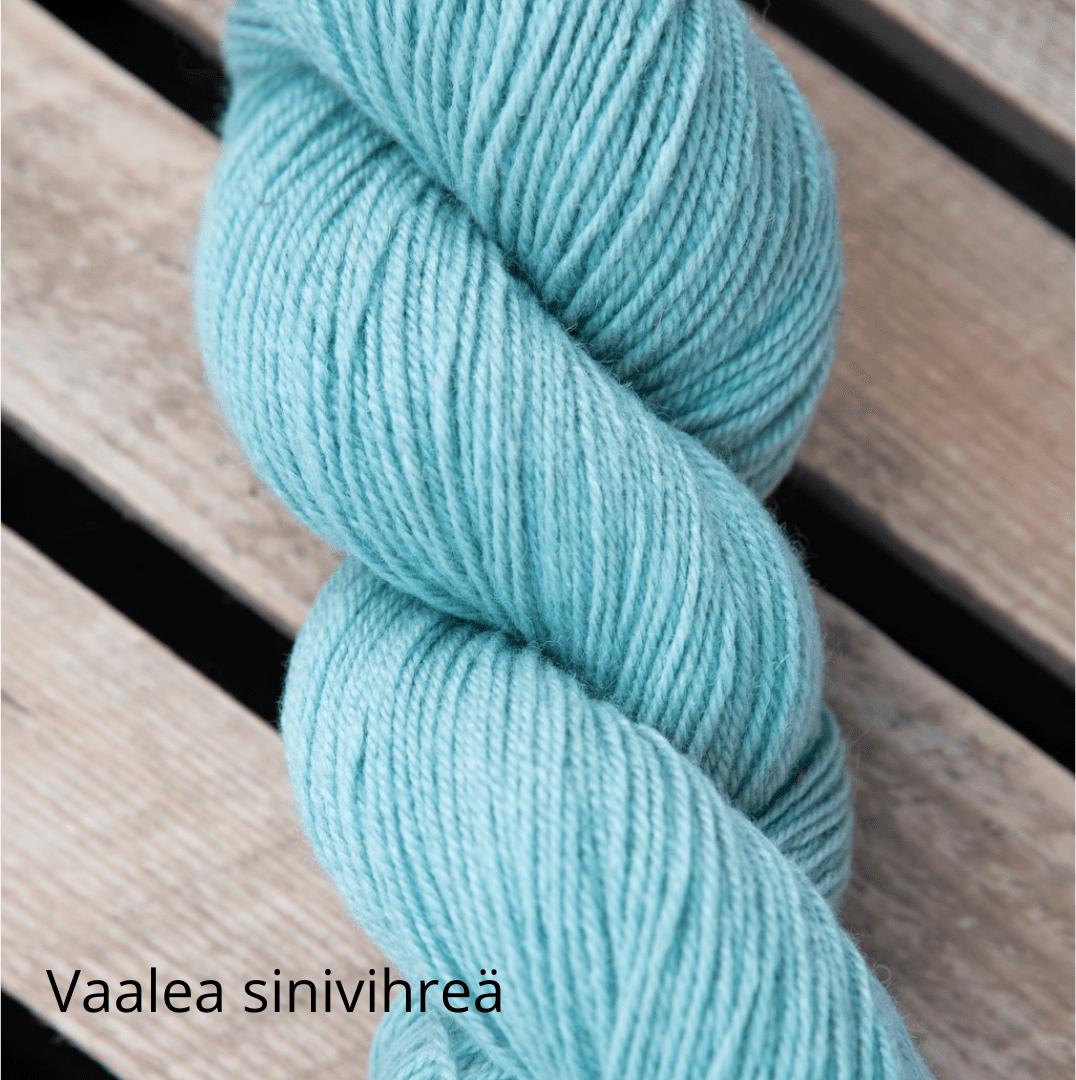 Vuonue Pentti värjätty Vaalea sinivihreä