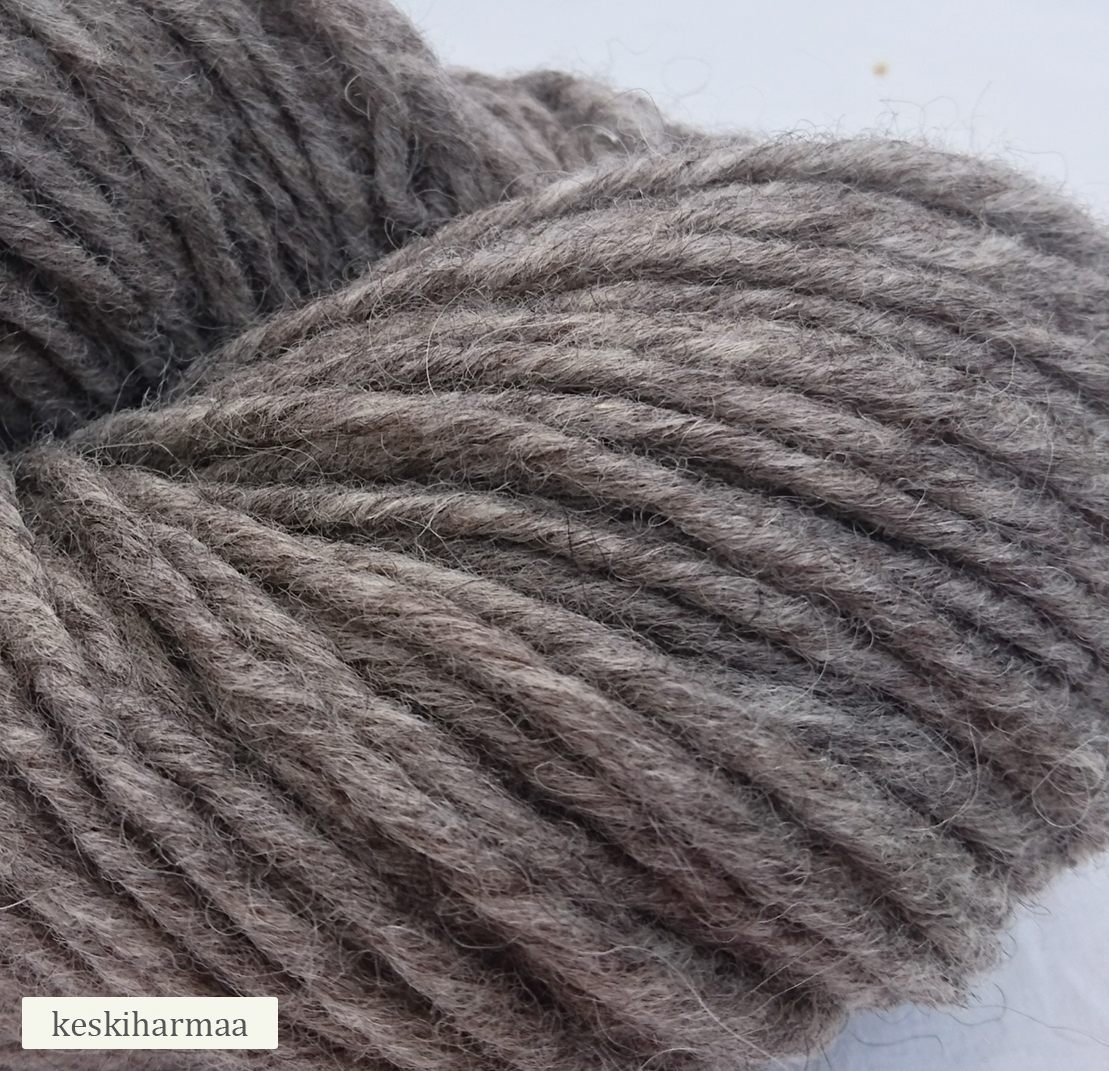 Vuonue Unelma hahtuvalanka värjäämätön Keskiharmaa