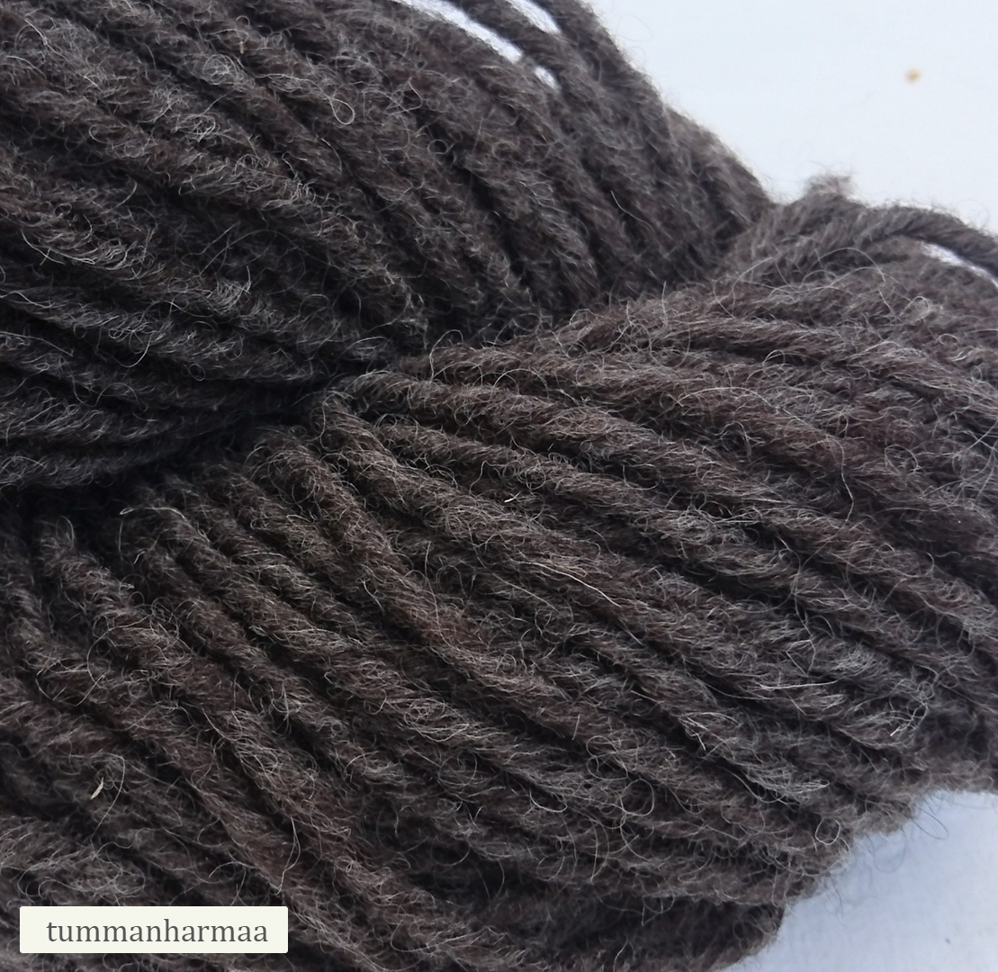 Vuonue Unelma hahtuvalanka värjäämätön Tummanharmaa