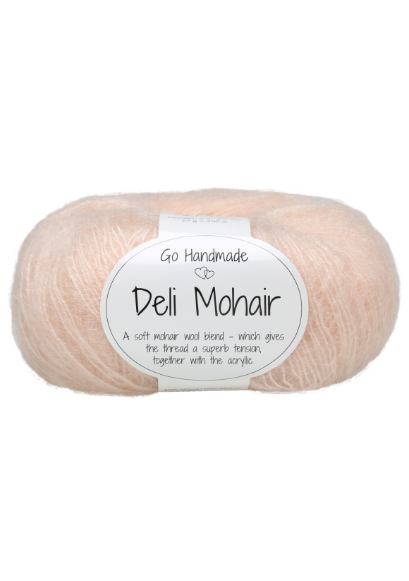 Deli Mohair 18189 hempeä persikka