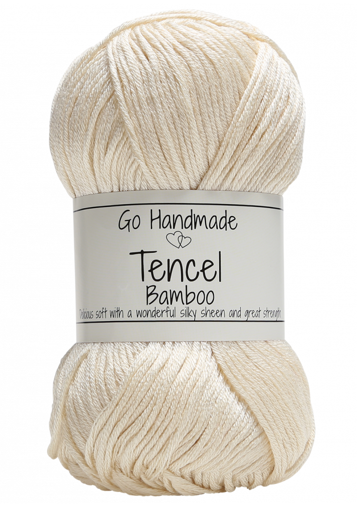 Bambu tencel "double" 17700 Tan-Off White