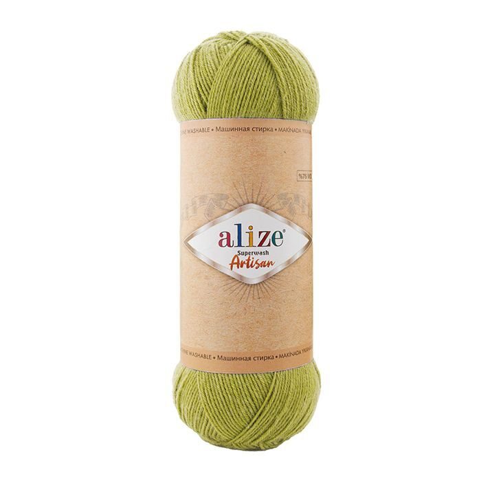Alize Superwash Artisan -sukkalanka 0011 grön