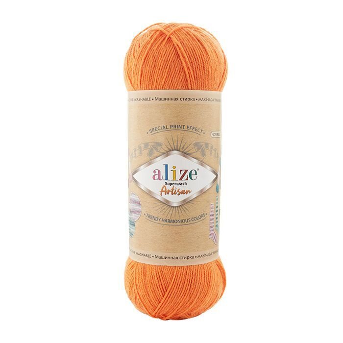 Alize Superwash Artisan -sukkalanka 0336 vaalea orange