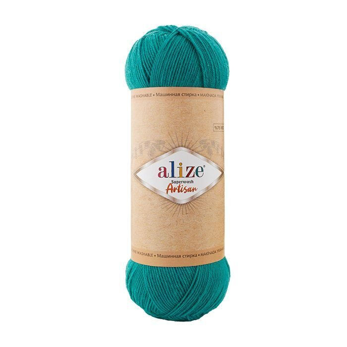 Alize Superwash Artisan -sukkalanka 0507 antiikinvihreä