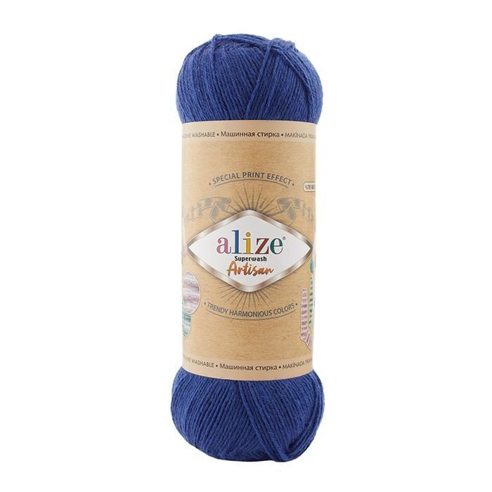 Alize Superwash Artisan -sukkalanka 0797 laivastonsininen