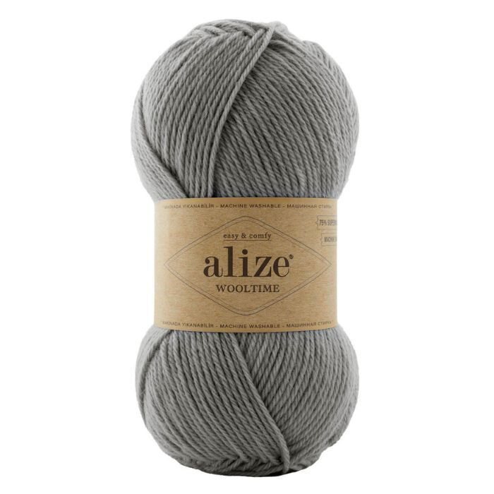 Alize Wooltime -sukkalanka 021 grey