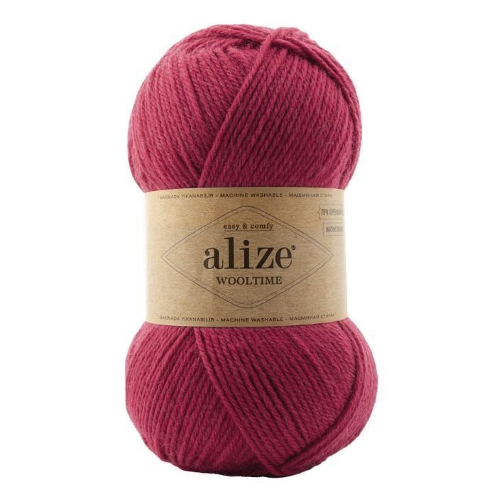Alize Wooltime -sukkalanka 740 raspberry
