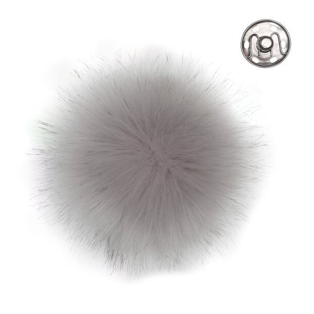 Tekoturkistupsu 11 cm nappikiinnityksellä 17250 grau