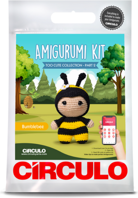 Circulo Liian söpöt - amigurumipakkaus Mehiläinen