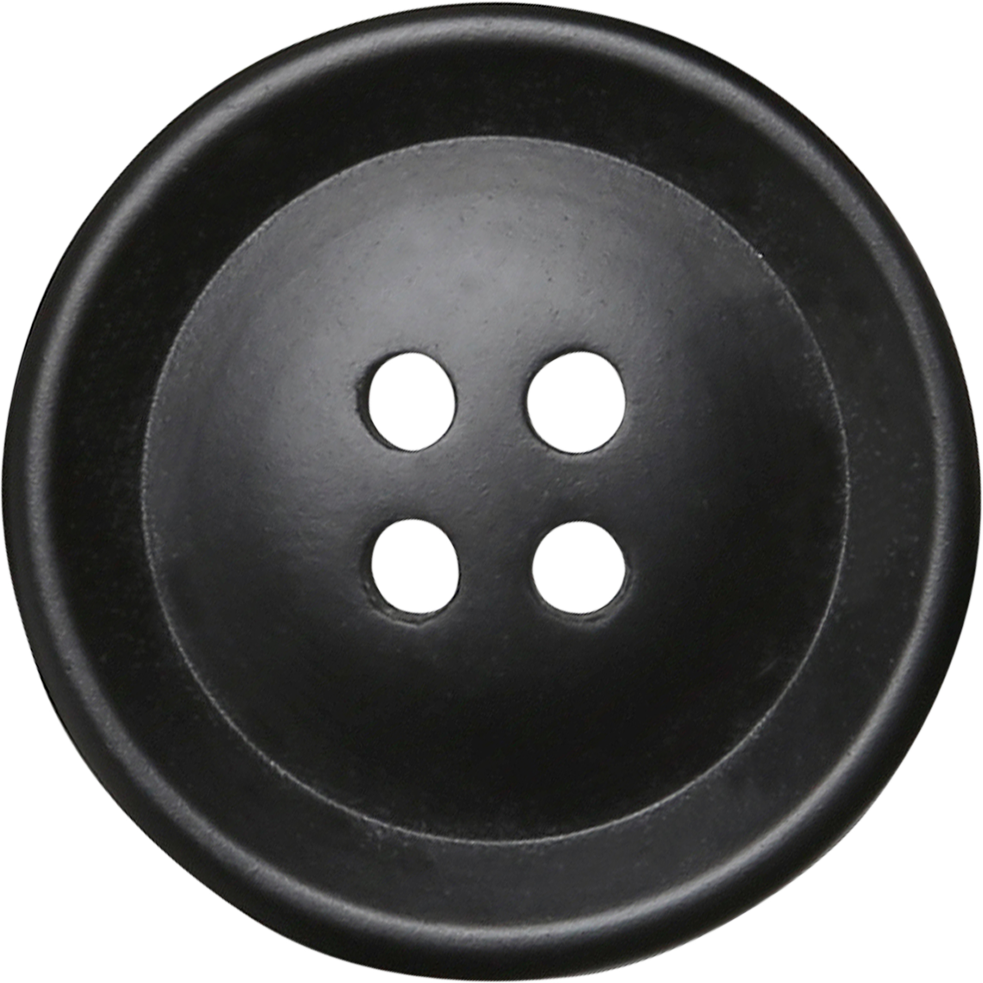 Muovinappi 18 mm "vintage" Musta (18534)