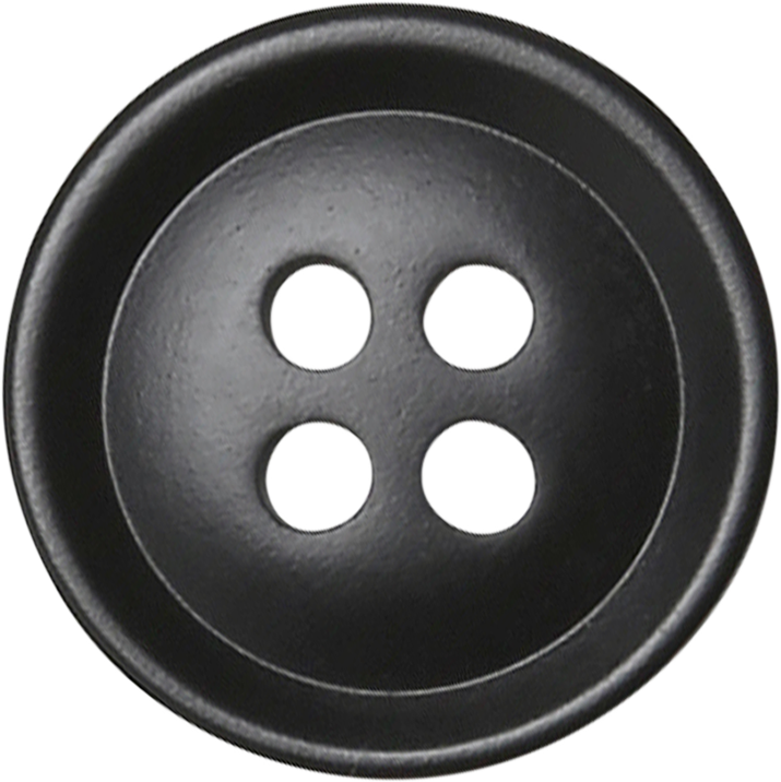 Muovinappi 15 mm "vintage" Musta (18514)