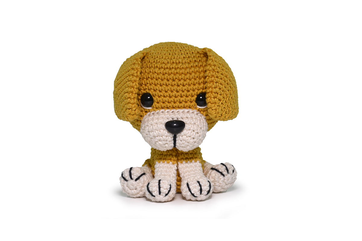 Circulo Koirat ja kissat - amigurumipakkaus Beagle