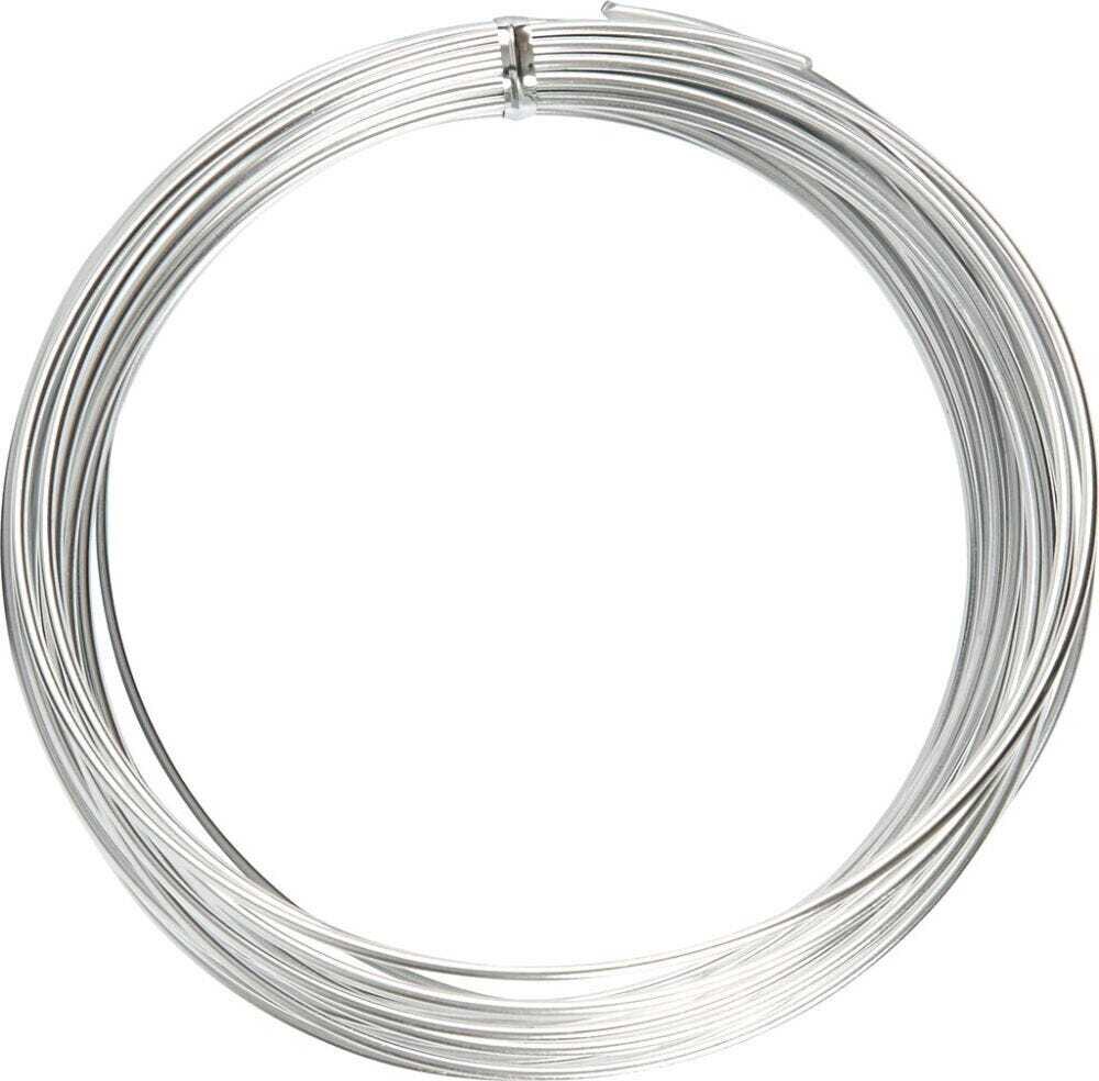 Alumiinilanka 2mm 10m Hopea (518325)