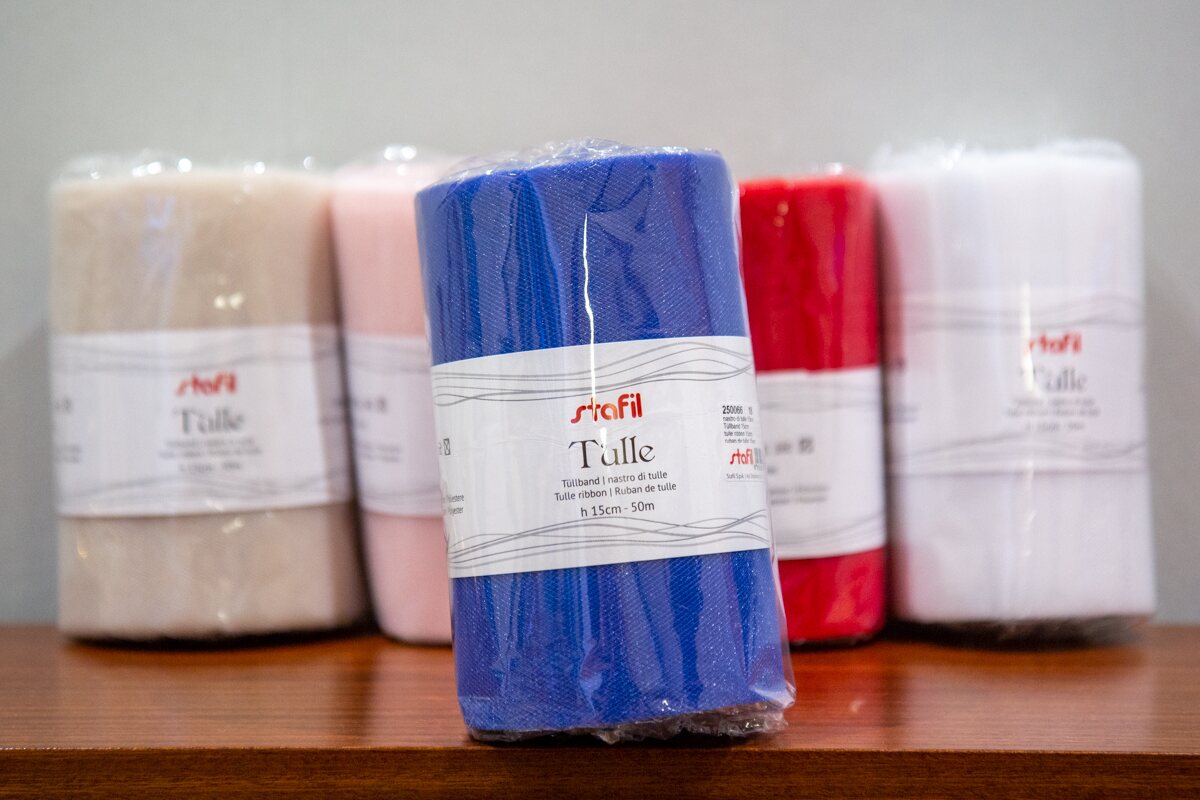 Tyllinauha 15 cm Blue 25066-18