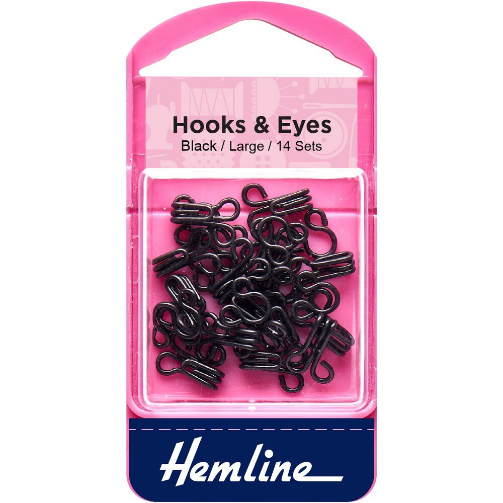 Hemline Hakasia (koko 3) 14 kpl Schwarz