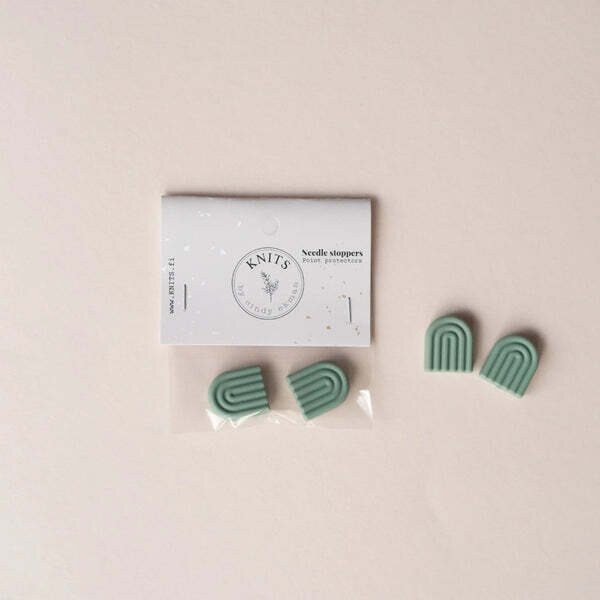 KNITS Puikkostoppari - kaari Tumman vihreä