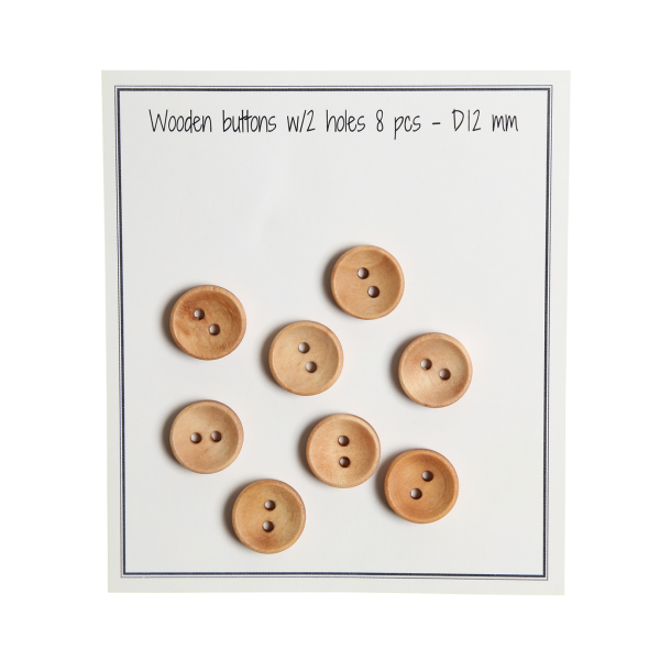 Kovera puunappi 12mm - 8 kpl