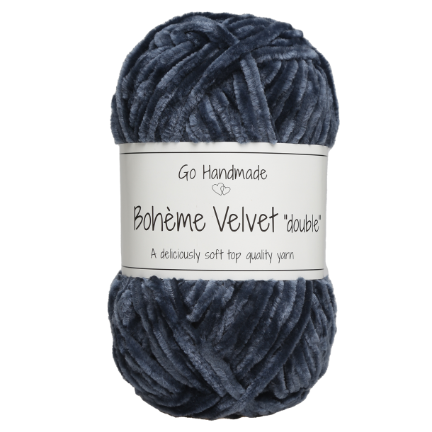 Bohème Velvet "double" 17632 tumma Denim