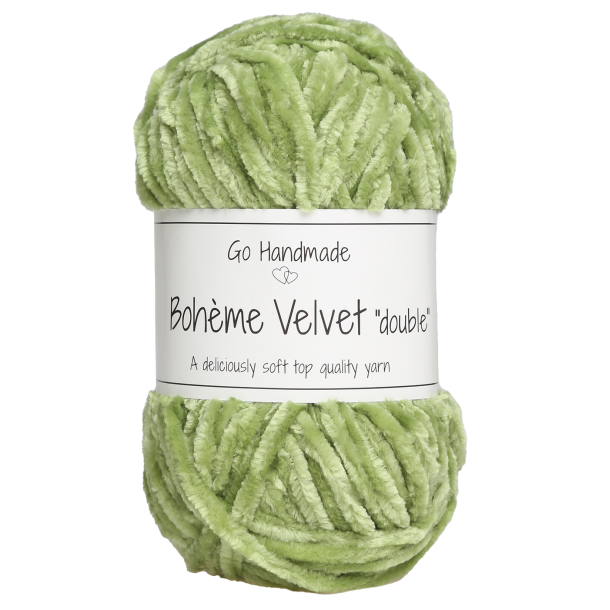 Bohème Velvet "double" 17672 keväänvihreä