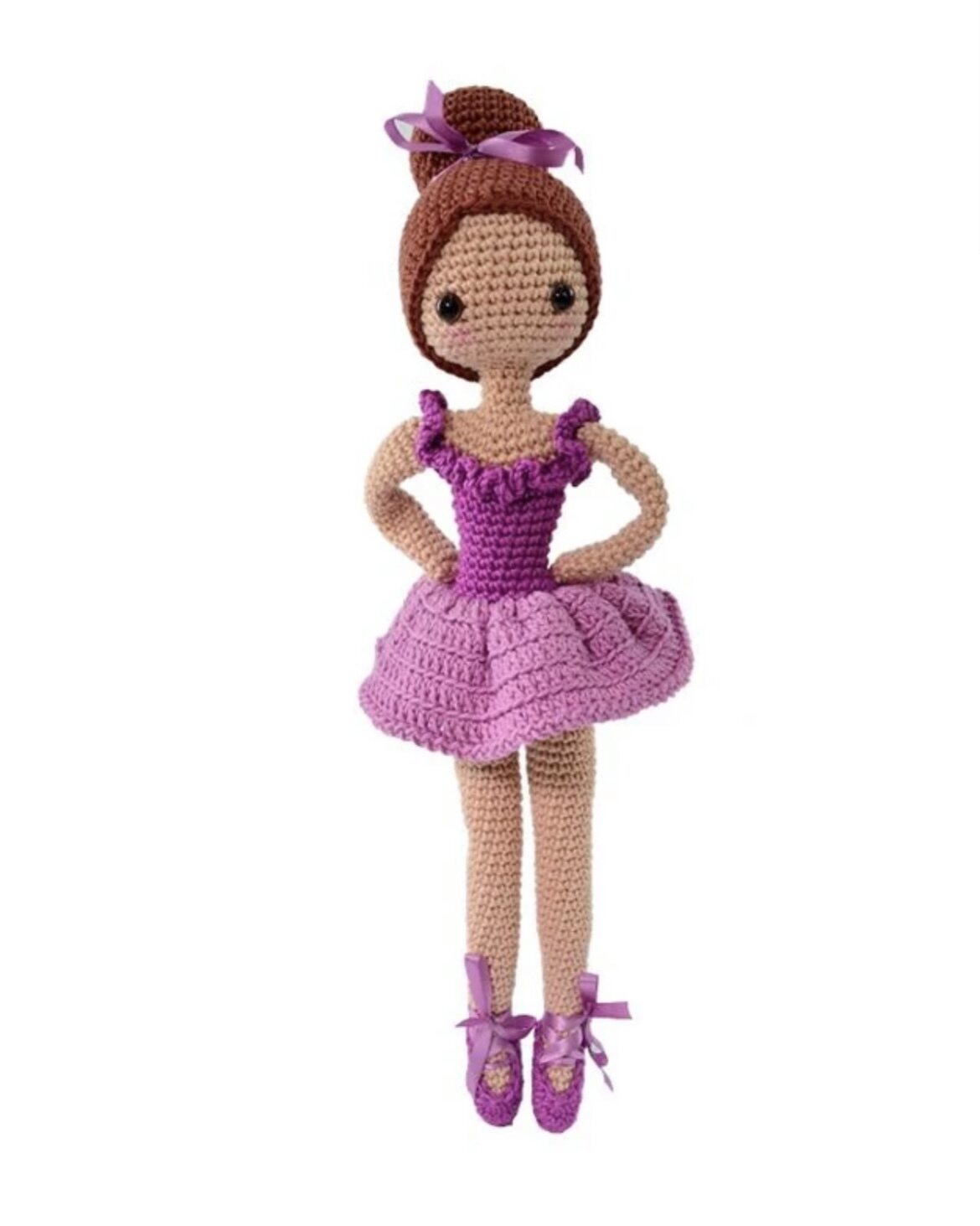 Circulo Balleriina -amigurumipakkaus Violetti