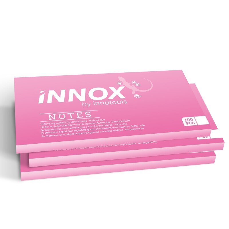 Innox Staattinen paperi 20 x 10 cm 100 kpl Pinkki