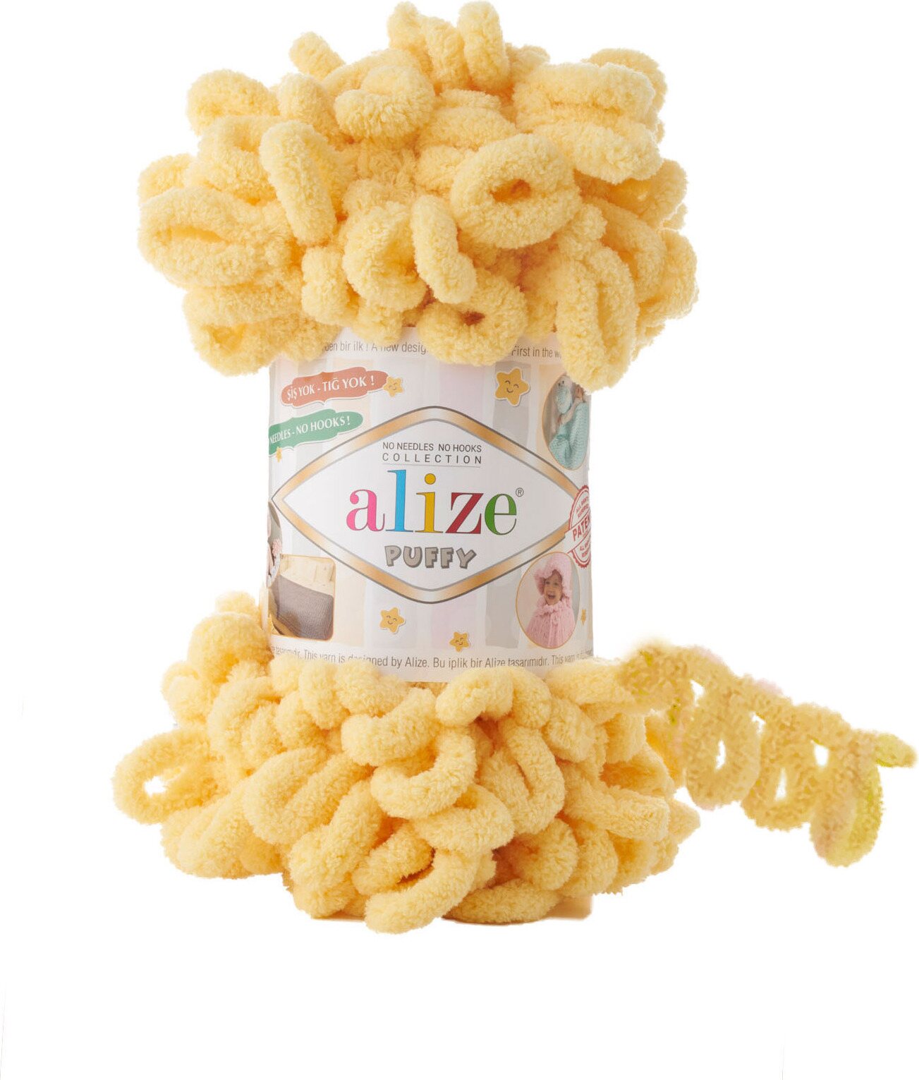 Alize Puffy 509 soft keltainen