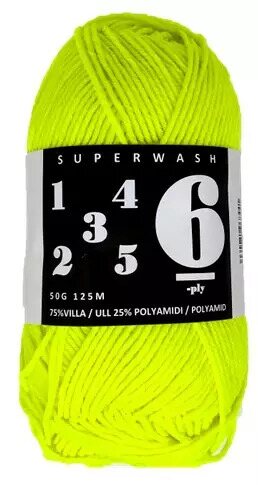 Markus Company 6 ply 803C neonkeltainen