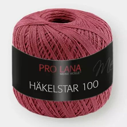 Pro Lana Häkelstar 100 31 viininpunainen