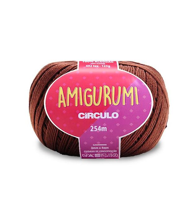 Circulo Amigurumilanka 7569 Ruskea