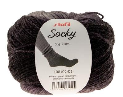 Socky -lankakakku 50 g 03 harmaa