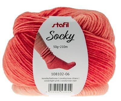 Socky -lankakakku 50 g 06 koralli