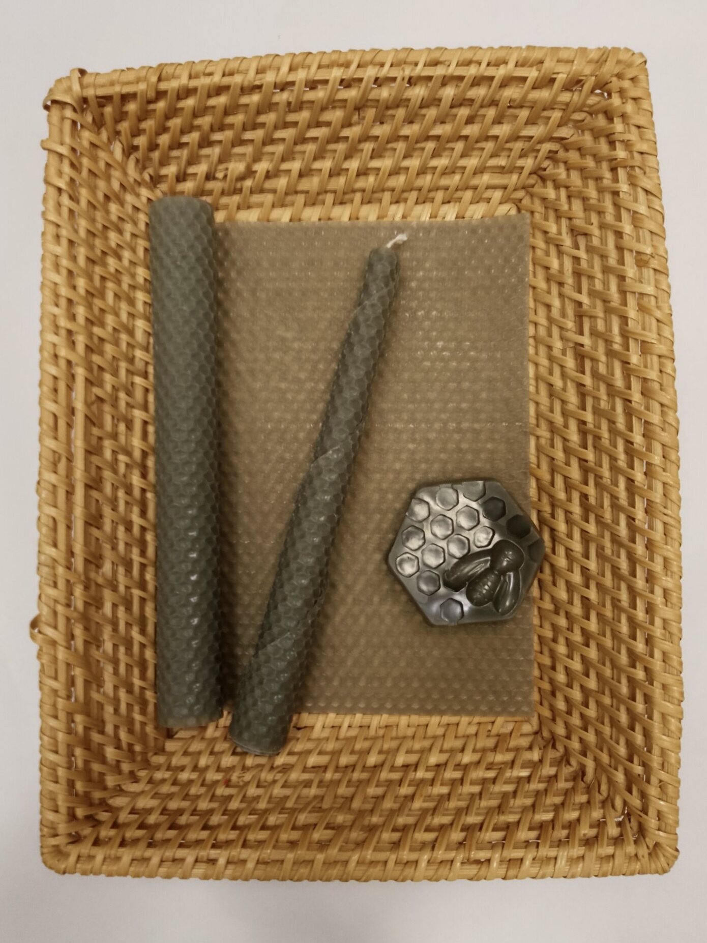 Mehiläisvahalevy 22x38 cm Saven vihreä