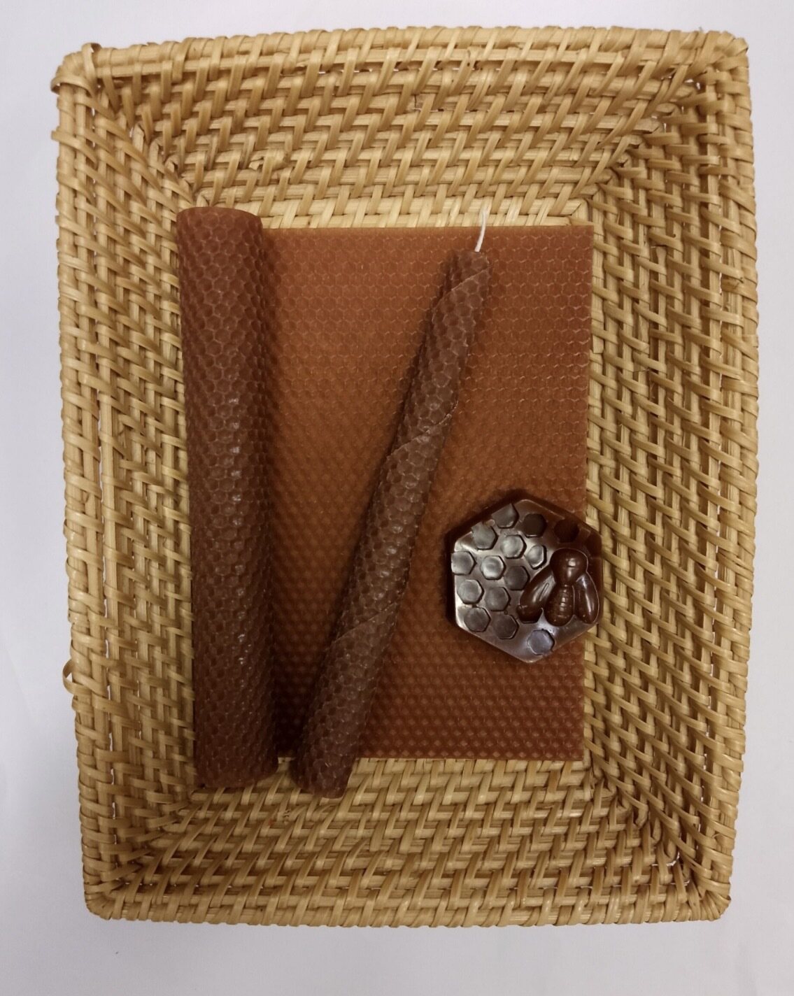 Mehiläisvahalevy 22x38 cm Suklaa