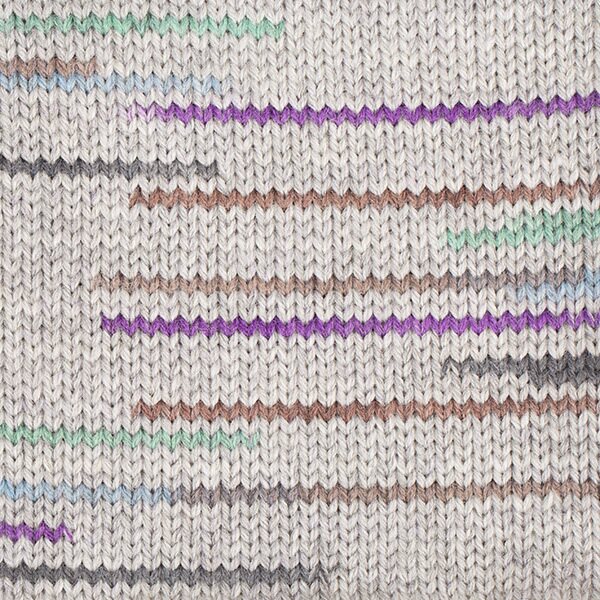 DROPS Fiesta 28 silver twilight long print