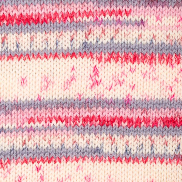 DROPS Fiesta 19 marjoja & kermaa long print