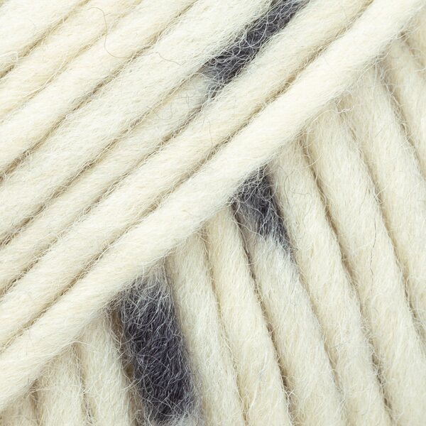 DROPS Snow 124 mustepilkkuja print