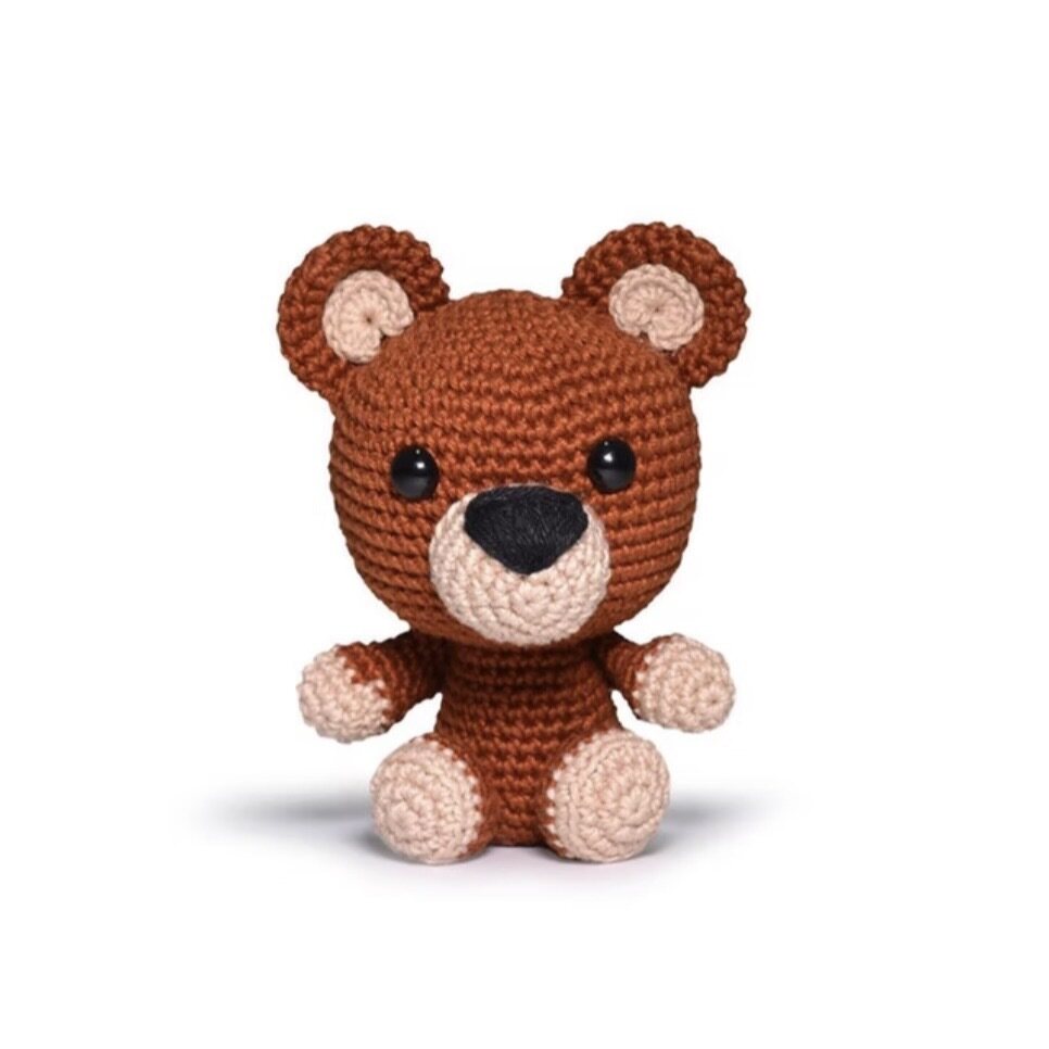 Circulo Safarieläimet- amigurumipakkaus Karhu