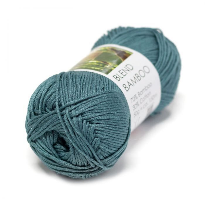 Hjertegarn Blend Bamboo 4612 haalea petrooli