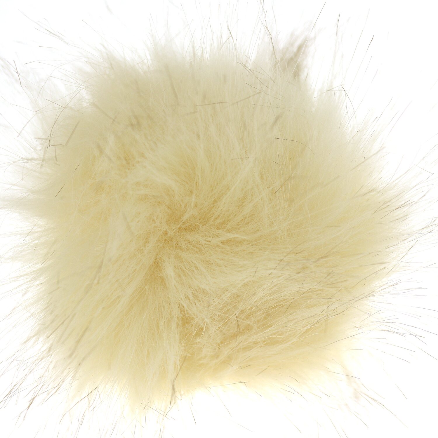 Tekoturkistupsu 8 cm 03 Luonnonvalkoinen