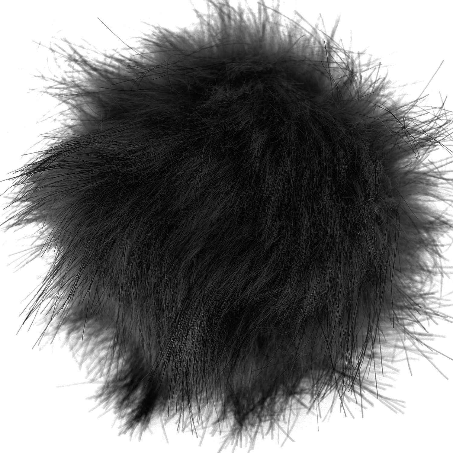 Tekoturkistupsu 8 cm 02 Musta