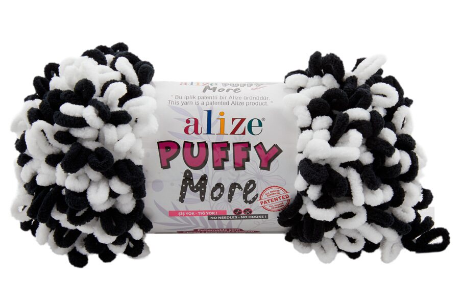 Alize Puffy more 6632 musta/valkoinen